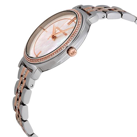 michael kors mk 3831 watch|Michael Kors Cinthia Crystal Mother of Pearl Dial .